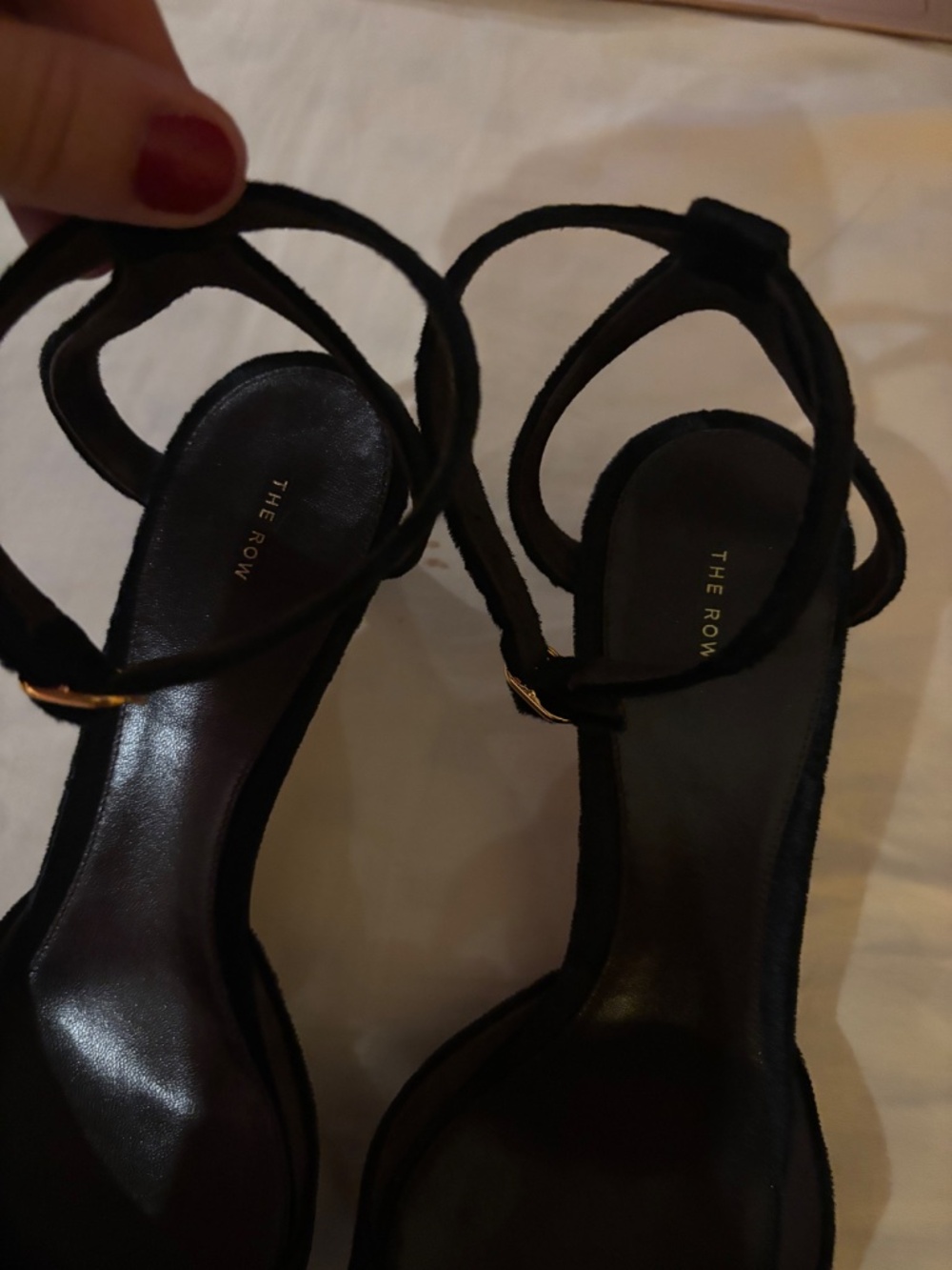 The Row Carla 45cm velvet heels - Picture 5 of 9
